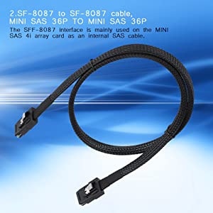 CableDeconn 0.7M Internal Mini SAS 36-Pin to SFF-8087 Cable