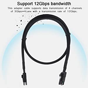 CableDeconn 0.7M Internal Mini SAS 36-Pin to SFF-8087 Cable