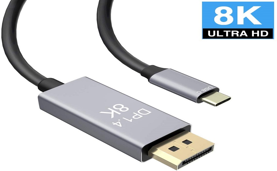 CableDeconn USB C to DisplayPort Cable,8K Video Experience