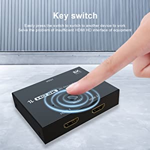 Small and portable HDMI 8K switcher 